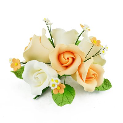 Fleur en sucre - Bouquet de roses